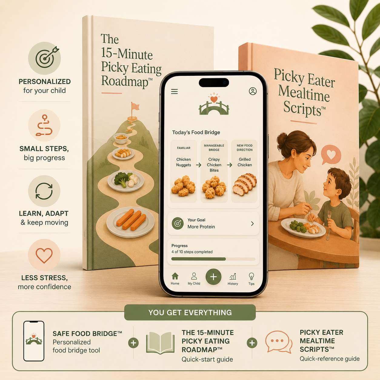 Safe Food Bridge + Both Companion Guides - Find the Next Food That Makes Sense.